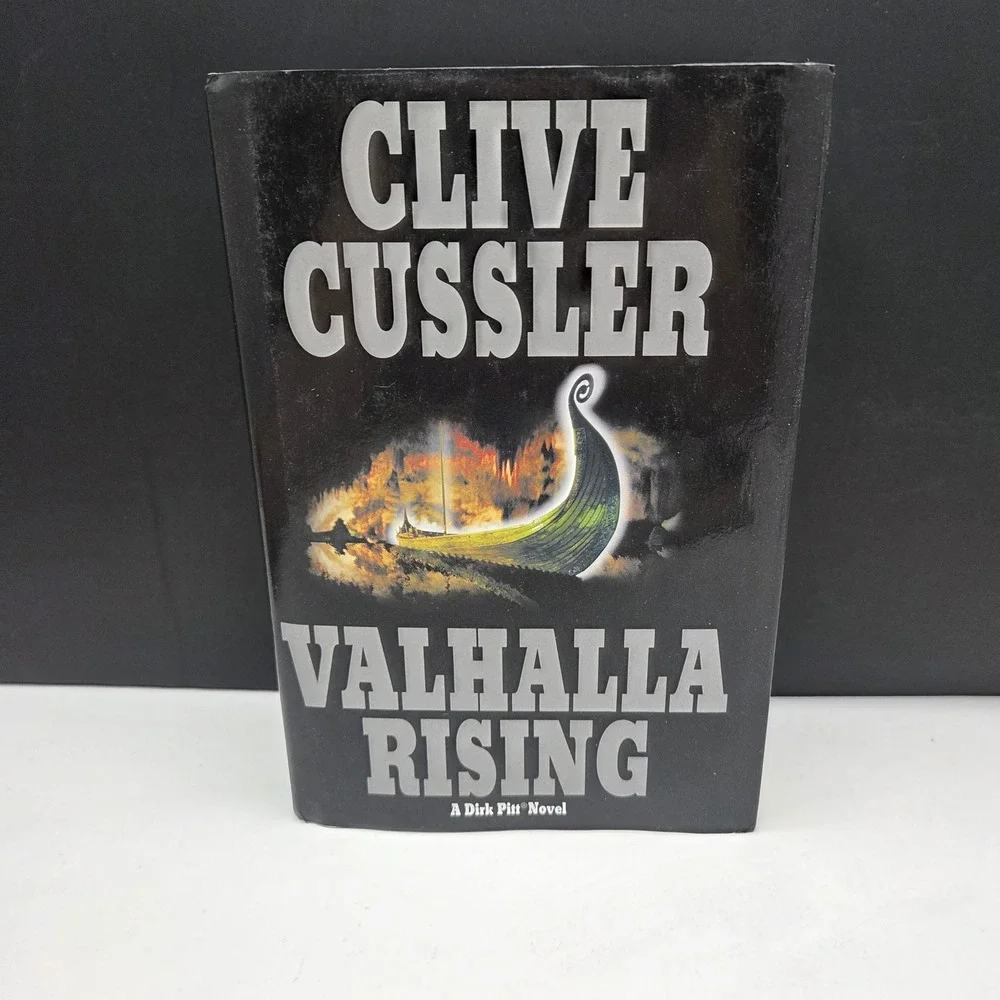 Clive Cussler Dirk Pitt Novels Lot 2 Valhalla Rising Arctic Drift Hardcover Book